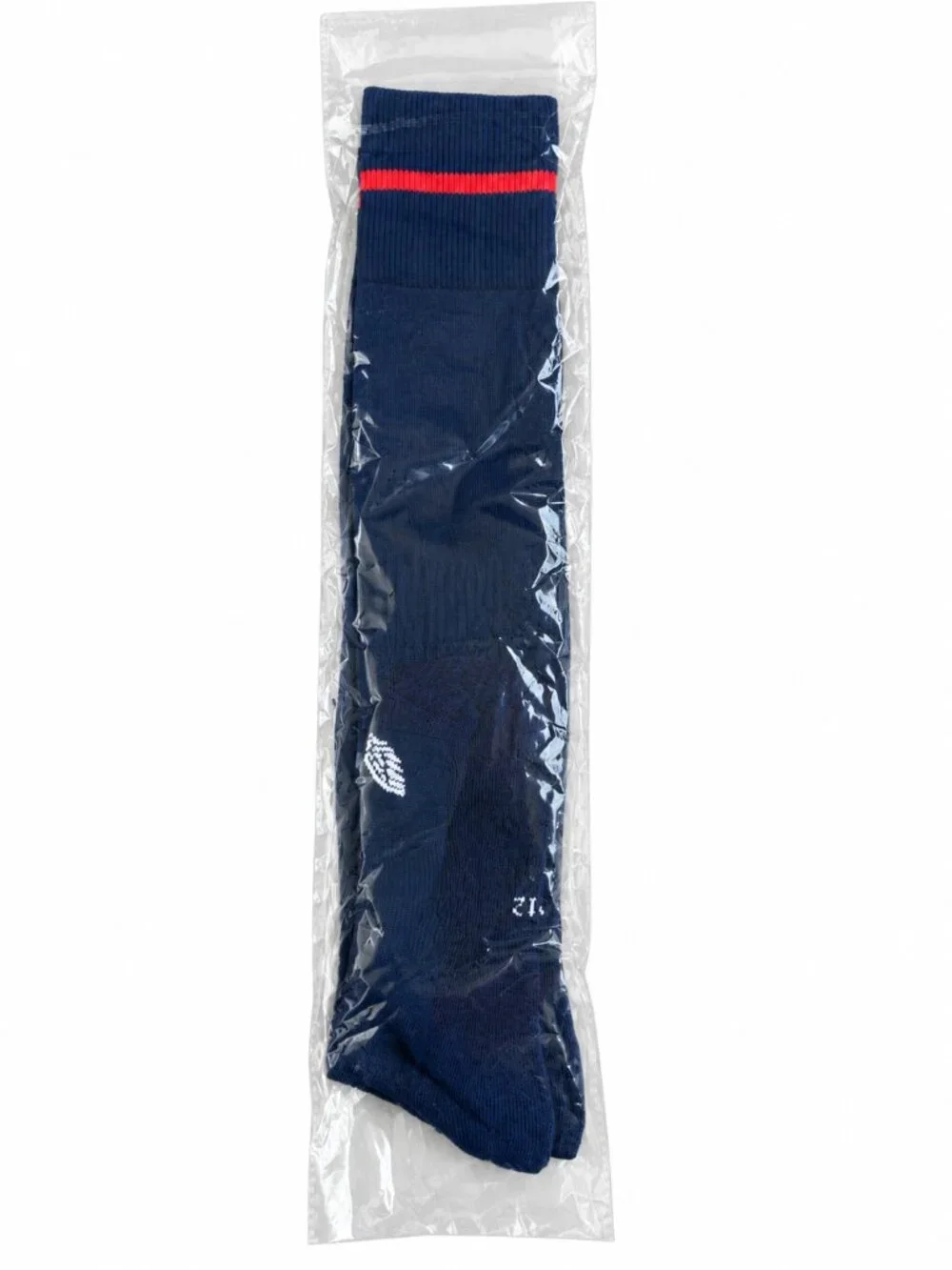 Castore Navy Blue Red Stripe Knee High Athletic Training Socks 9-12